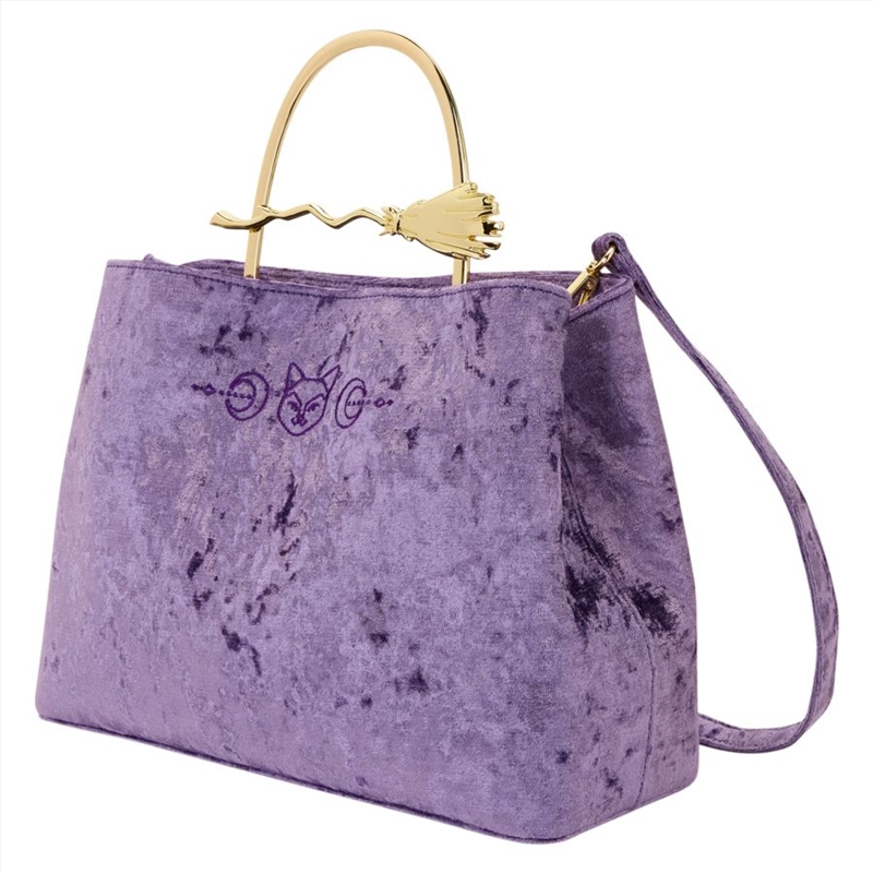 Loungefly Hocus Pocus - Velvet Broom Handle Handbag/Product Detail/Bags