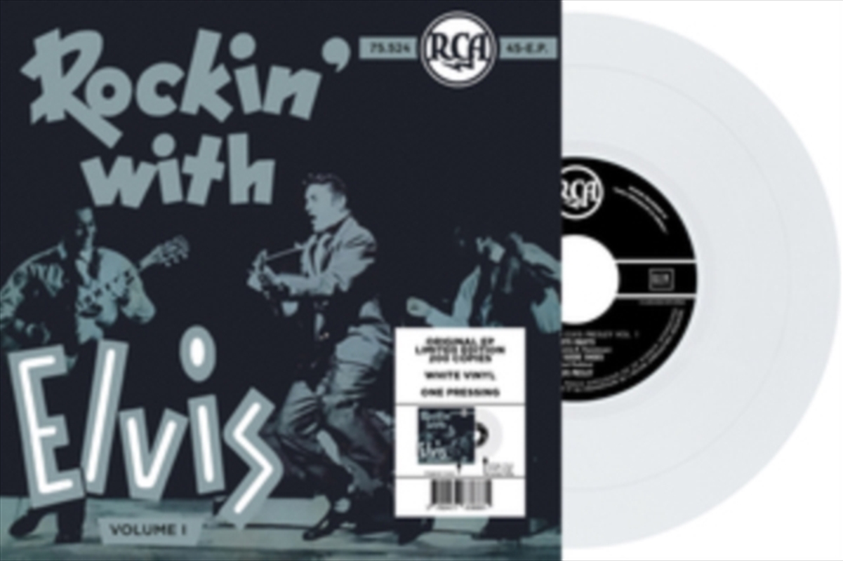 Ep Etranger Ndeg19 - Rockin With Elvis - Volume I - Belgium - White Vinyl/Product Detail/Rock/Pop