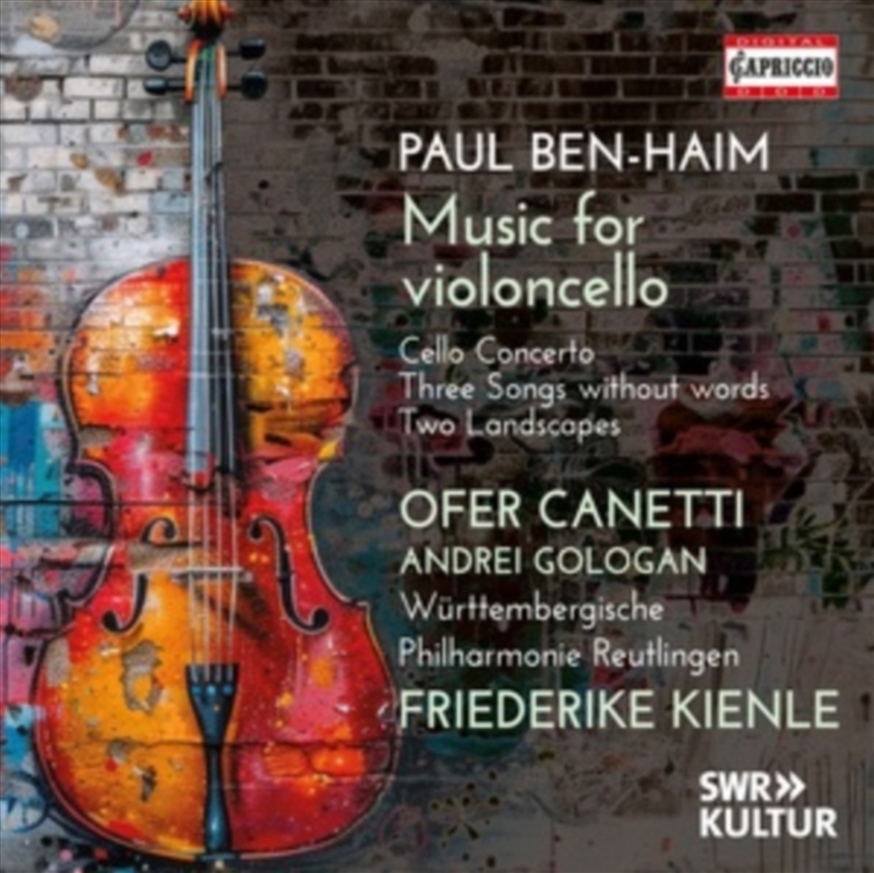 Paul Ben-Haim: Music For Violoncello/Product Detail/Classical