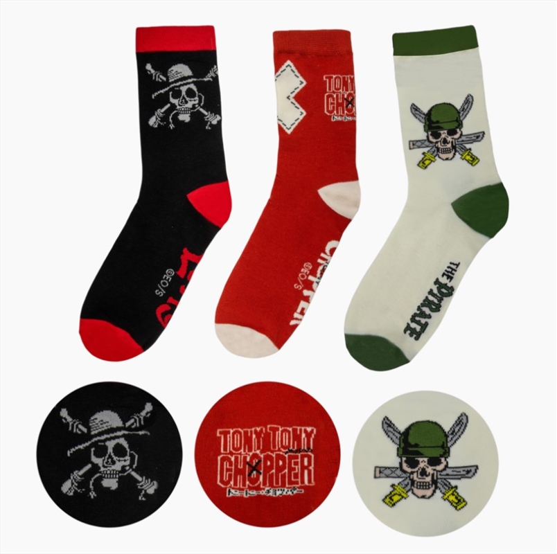 One Piece (2023) - 3 Piece Sock Set/Product Detail/Socks