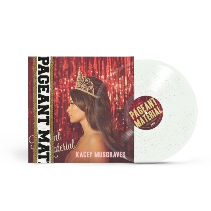 Pageant Material - 10 Year Anniversary Gold Glitter Vinyl/Product Detail/Country