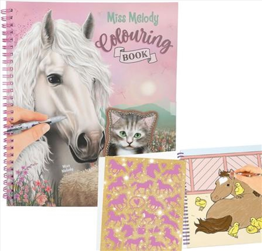 Miss Melody Colour Book Sequin/Product Detail/Kids Activity Books