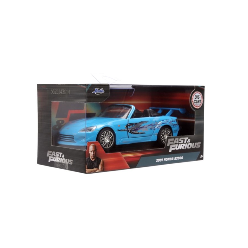 Fast & Furious - 2001 Honda S2000 1:32 Scale Diecast Vehicle (Blue Remix)/Product Detail/Collectables