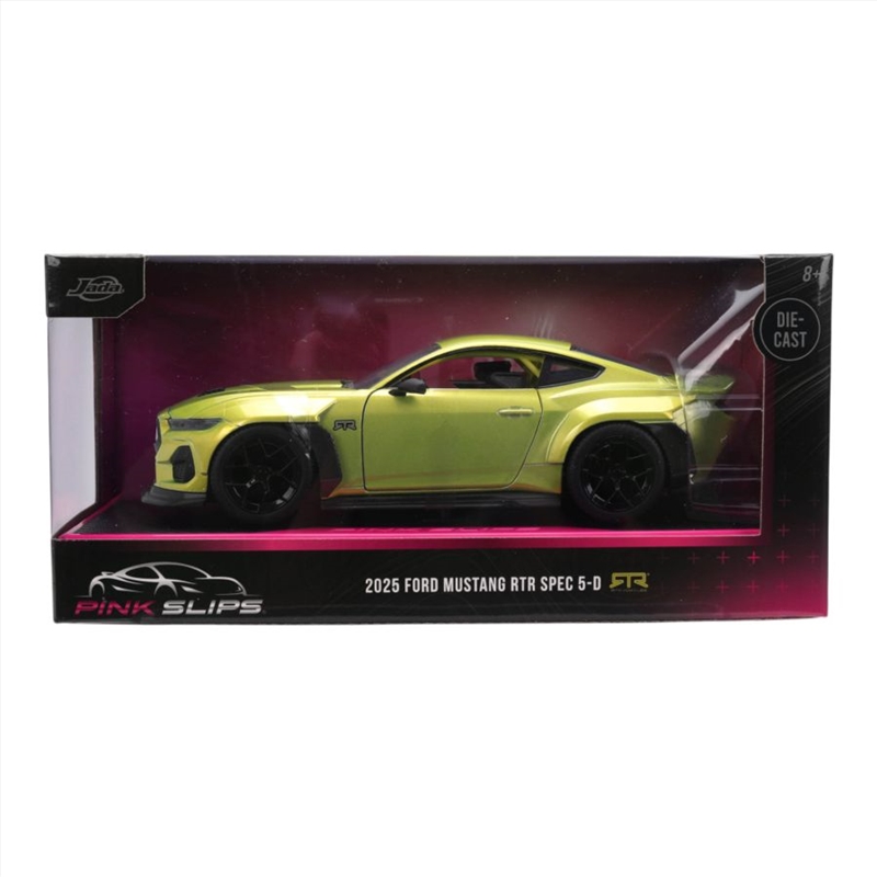 Pink Slips - 2025 Ford Mustang RTR Spec 5-D 1:24 Scale Diecast Vehicle/Product Detail/Collectables