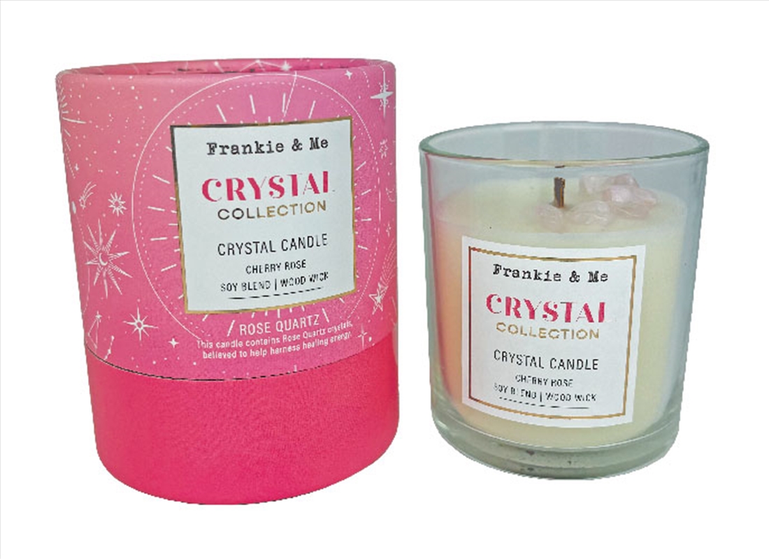 Candle 200G Cherry Rose Wood Wick Crystalal Collection/Product Detail/Candles