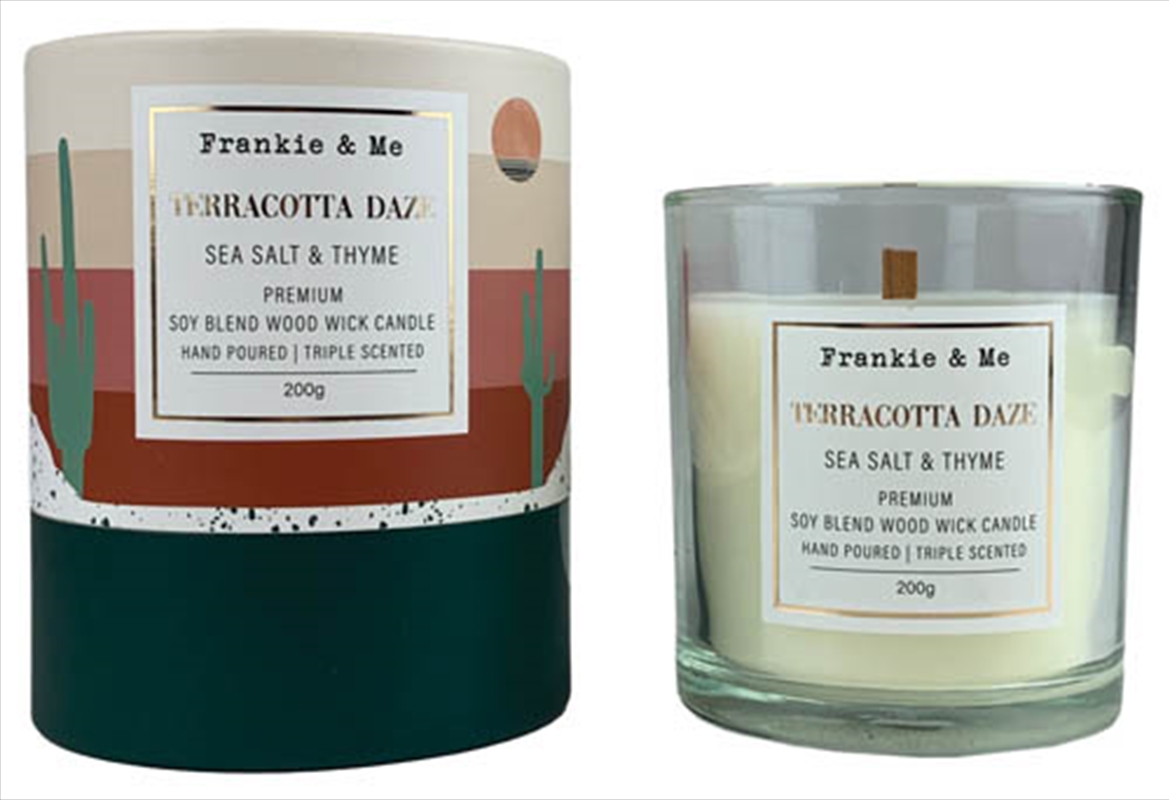 Candle 200G Wood Wick Tube Sea Salt & Thyme/Product Detail/Candles