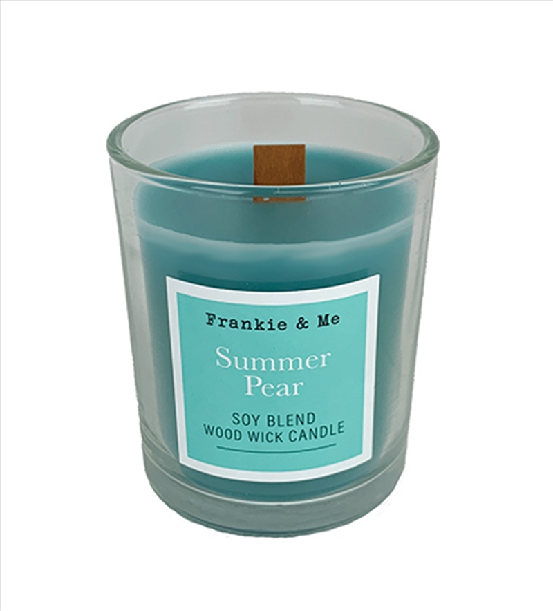 Candle 110G Summer Pear Wood Wick Clear Glass/Product Detail/Candles