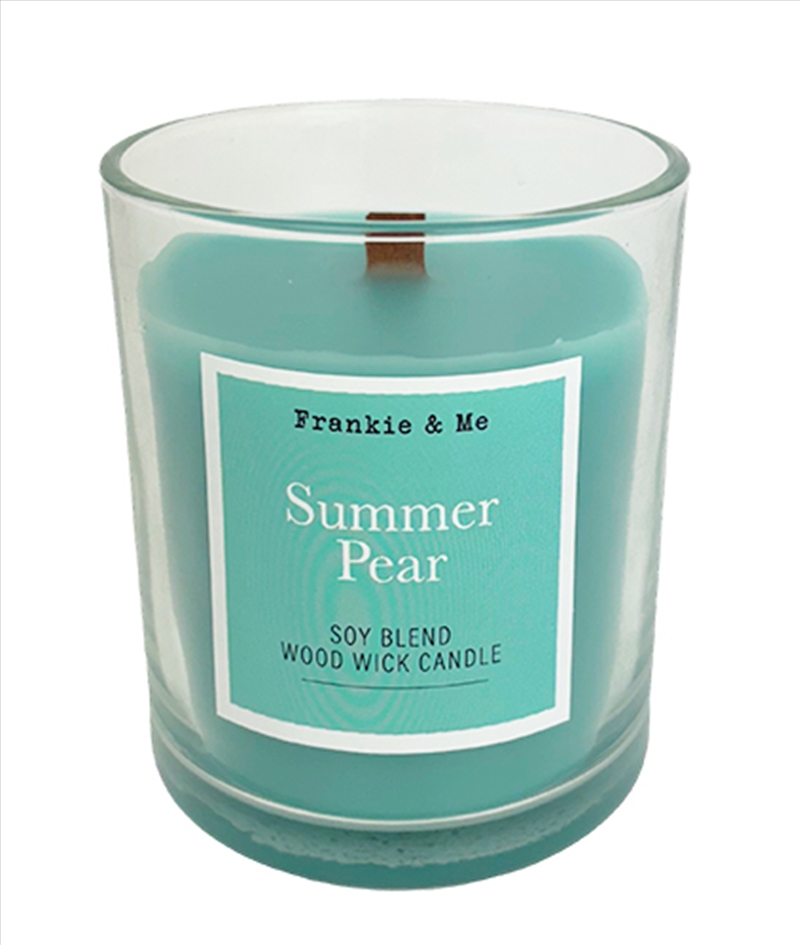 Candle 210G Summer Pear Wood Wick Clear Glass/Product Detail/Candles