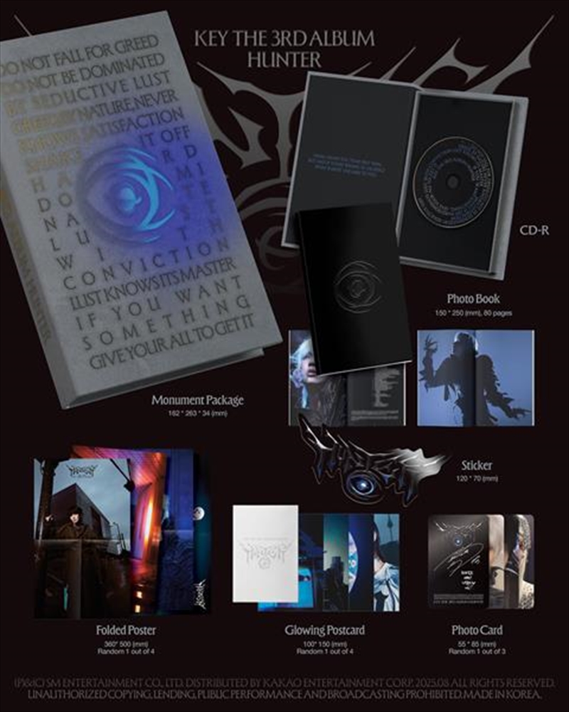 3rd Album Hunter Monument Ver./Product Detail/World
