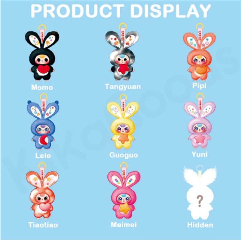 Baby Three - Lily Rabbit Town (Wave 3) Plush Blind Box (SENT AT RANDOM)/Product Detail/Keyrings