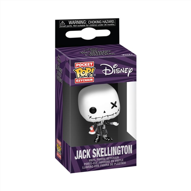 Nightmare Before Christmas - Jack Patchwork Pop! Keychain/Product Detail/Pop Vinyl Keychains