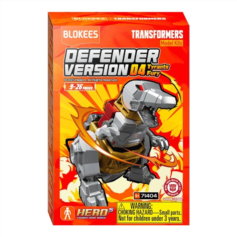 Transformers - Defender "Tyrants Fury" Blind Box 12ct CDU/Product Detail/Toys