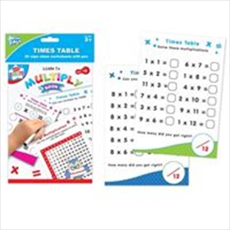 Wipe Clean Book Multiplication/Product Detail/Children