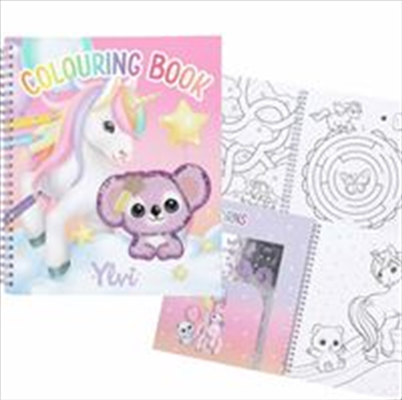 Ylvi Colour Book Unicorn Sequins/Product Detail/Kids Activity Books