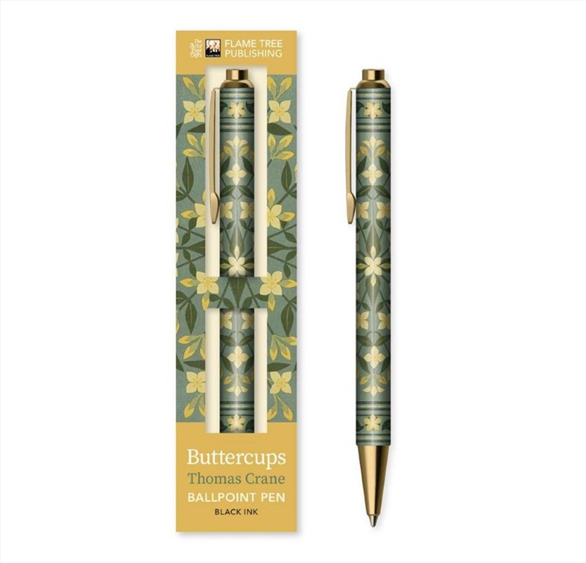 Boxed Decorative Ballpoint Pen: Thomas Crane, Buttercups/Product Detail/Stationery