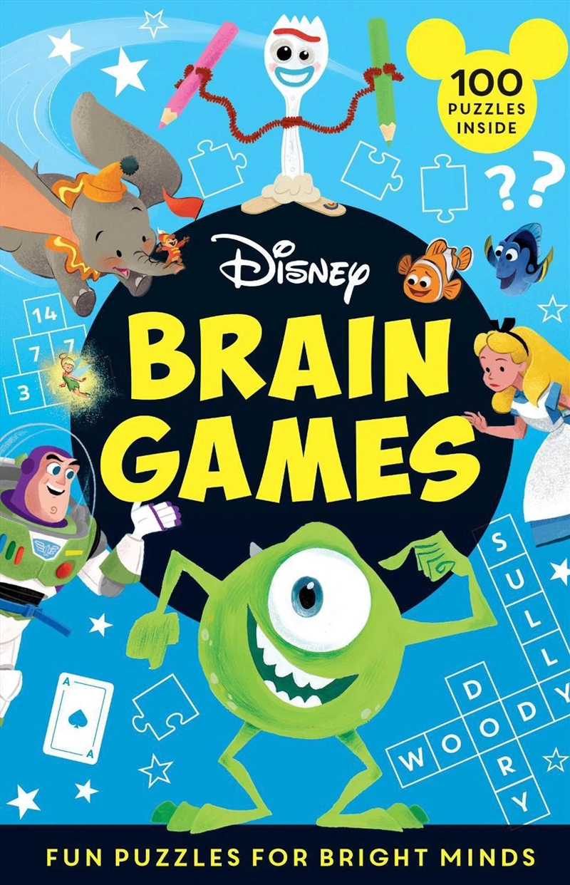 Disney Brain Games: Fun Puzzles For Bright Minds/Product Detail/Kids Activity Books