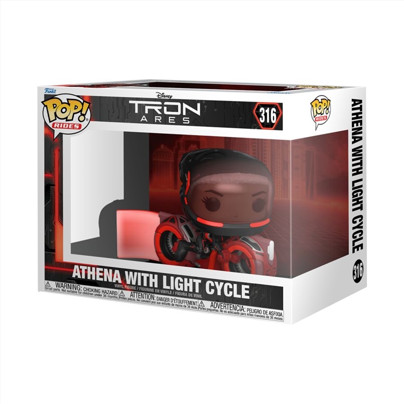 TRON: Ares - Athena with Light Cycle Pop! Ride/Product Detail/Pop Vinyl Rides