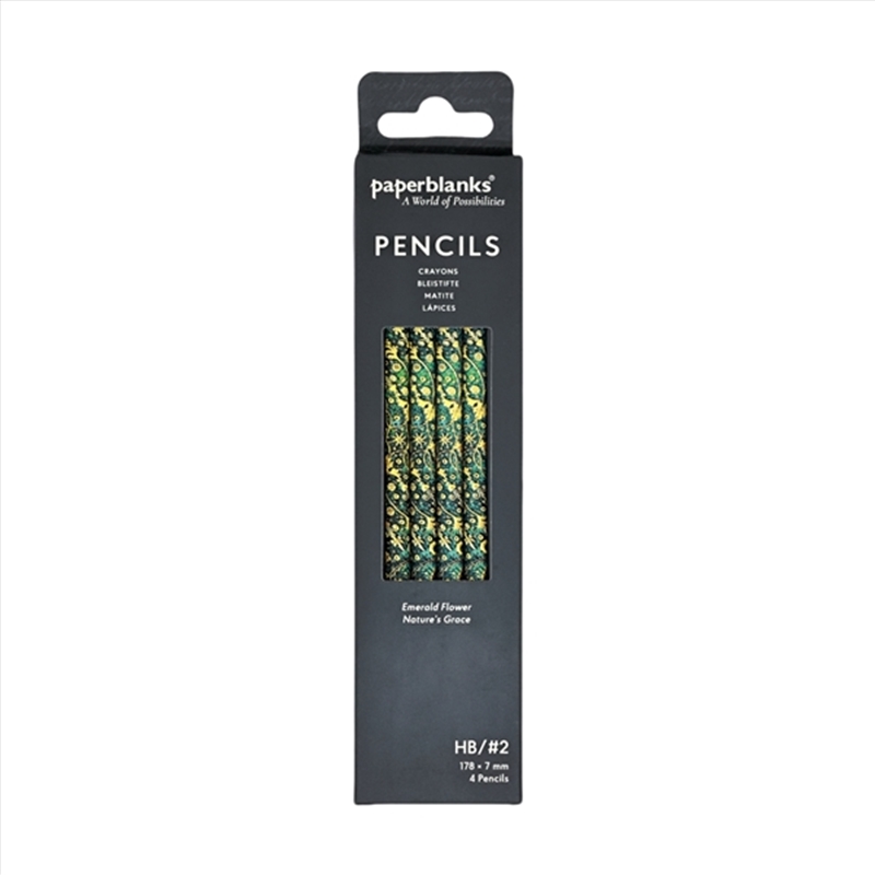 Emerald Flower (Nature s Grace) Pencil (4 Pack)/Product Detail/Stationery