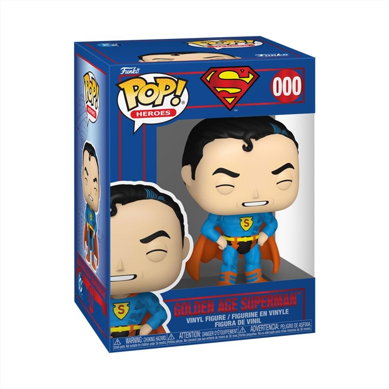DC: Shield Through the Ages - Golden Age Superman Pop! Vinyl/Product Detail/Standard Pop Vinyl