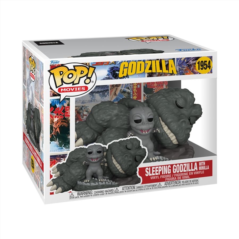 Godzilla - Sleeping Godzilla With Minnila 6" Pop! Vinyl/Product Detail/Large Pop Vinyl