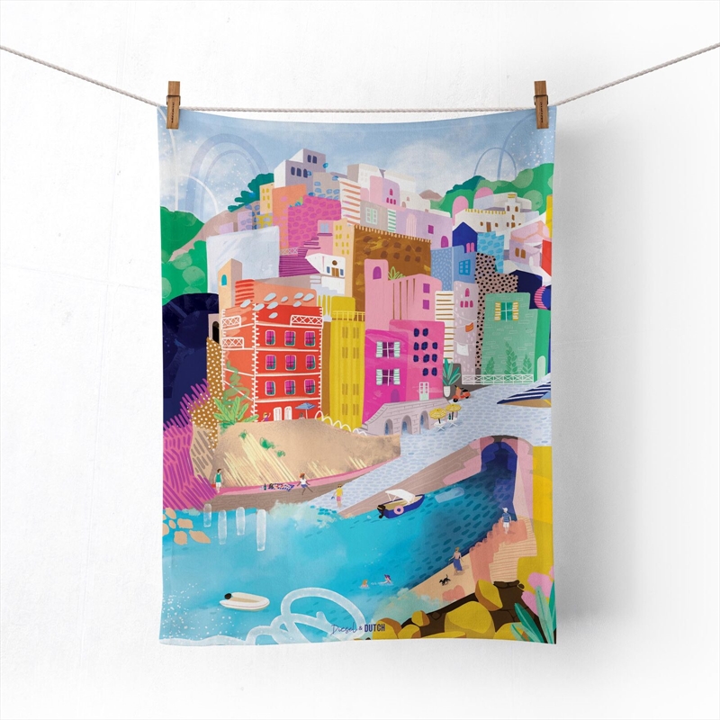 Riomaggiore Microfibre Tea Towel (50 x 70cm)/Product Detail/Kitchenware
