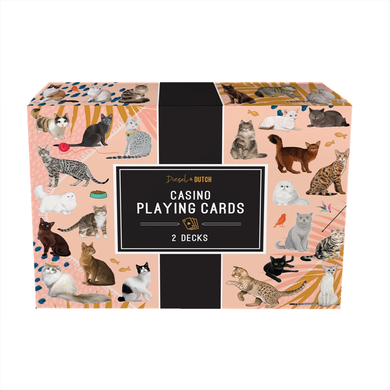 Casino Playing Cards - Curious Cats/Product Detail/Card Games