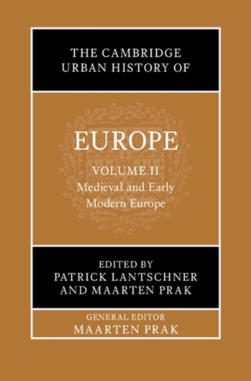 The Cambridge Urban History Of Europe/Product Detail/History