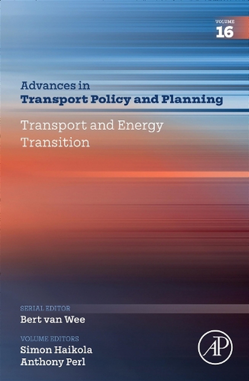 Transport And Energy Transition : Volume 16/Product Detail/Science