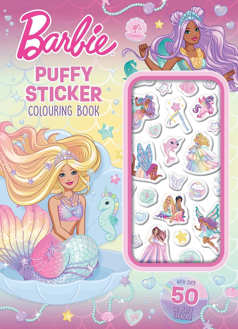 Barbie Fantasy: Puffy Sticker Colouring Book (Mattel)/Product Detail/Kids Activity Books