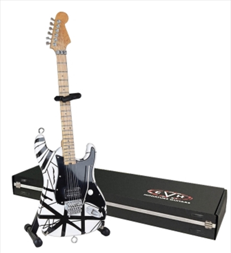 EVH - Eddie Van Halen - Black & White Mini Guitar Replica Collectable/Product Detail/Collectables
