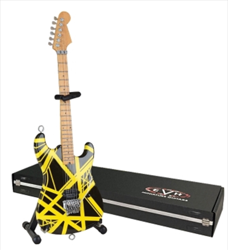 EVH - Eddie Van Halen - Bumblebee Black & Yellow Mini Guitar Replica Collectible/Product Detail/Collectables