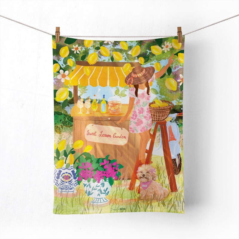 Sweet Lemons Microfibre Tea Towel/Product Detail/Kitchenware