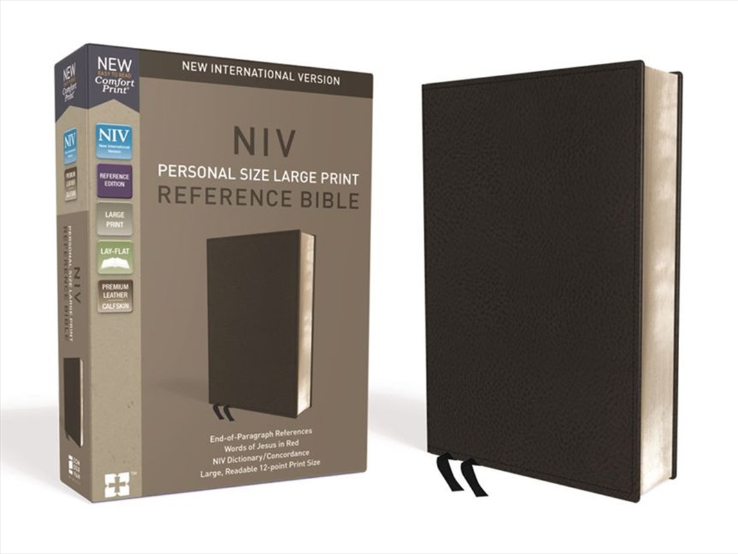 NIV Personal Size Reference Bible Red Letter Edition [Large Print, Black]/Product Detail/Religion & Beliefs