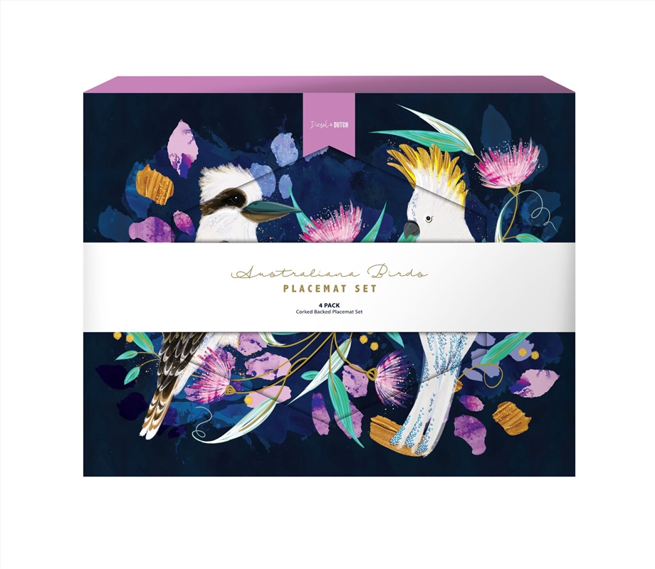 Australiana Birds Placemat Set 4/Product Detail/Diningware