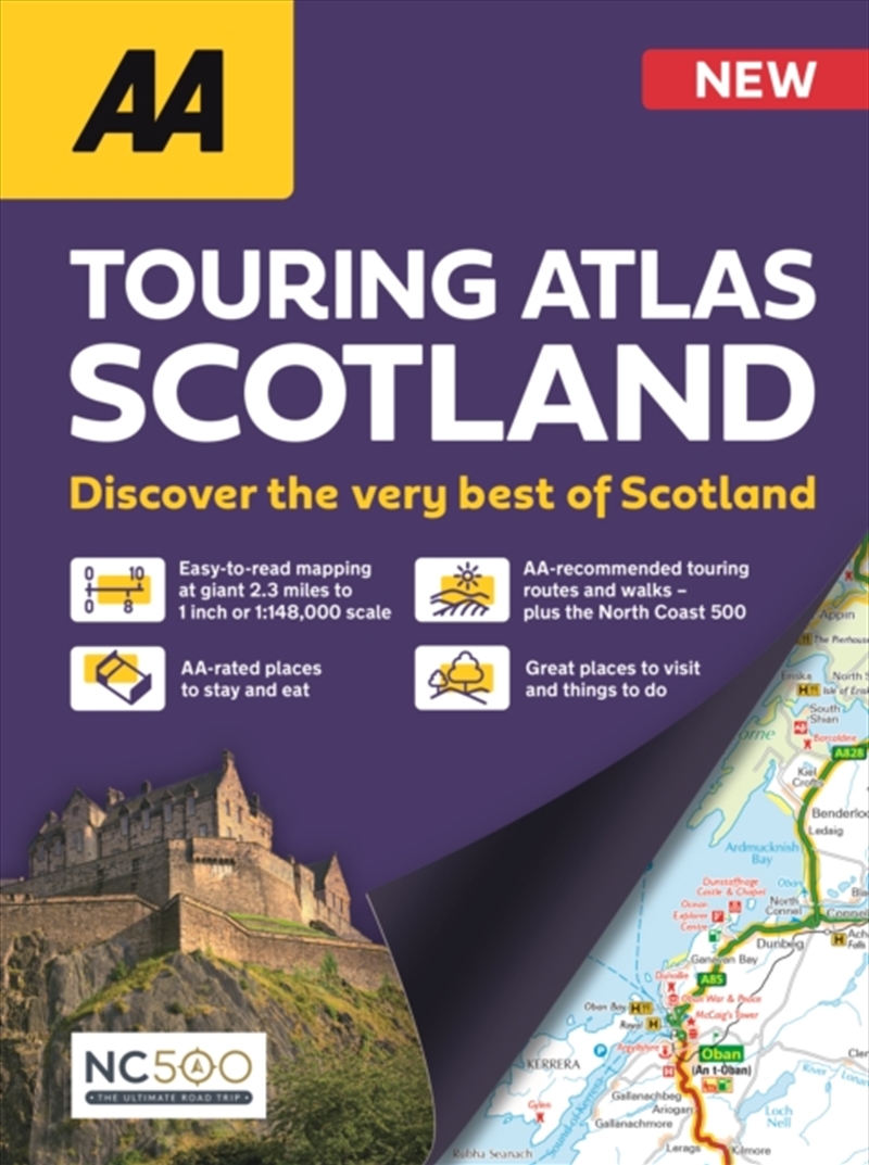 Aa Touring Atlas Scotland/Product Detail/Geography
