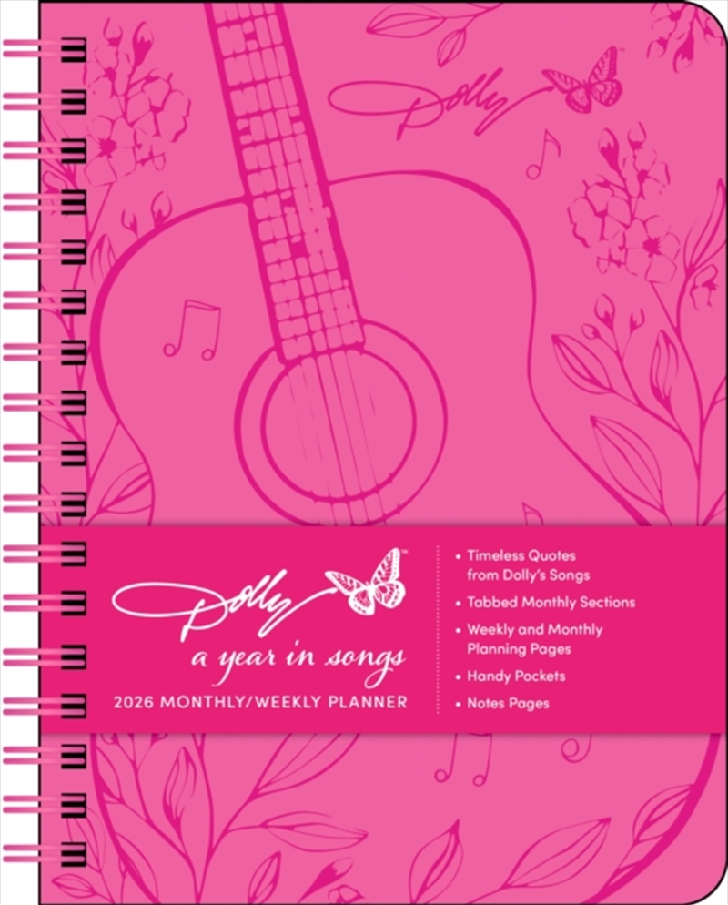 Dolly Parton A Year In Songs Deluxe Organizer 2026 Weekly Planner Calendar/Product Detail/Calendars & Diaries