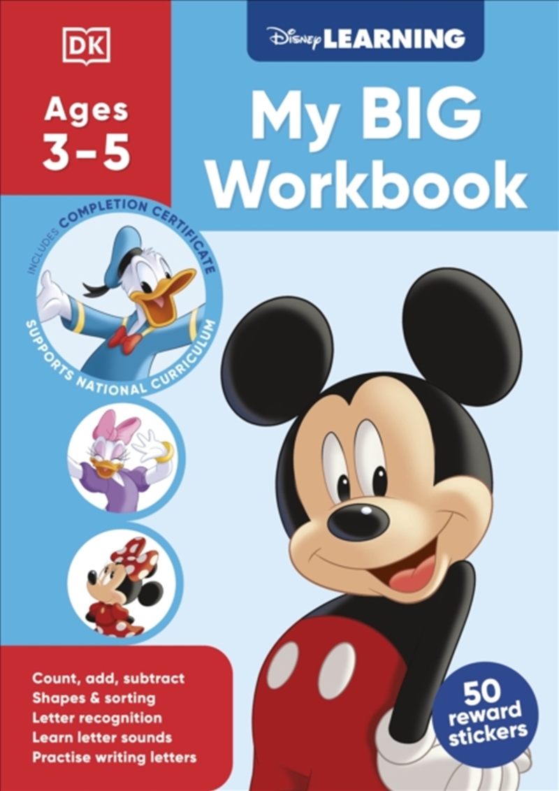 Disney Learning Big Workbook Ages 3-5/Product Detail/Children