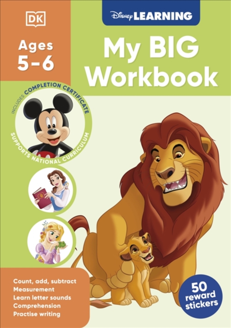 Disney Learning Big Workbook Ages 5-6 (Year 1)/Product Detail/Children