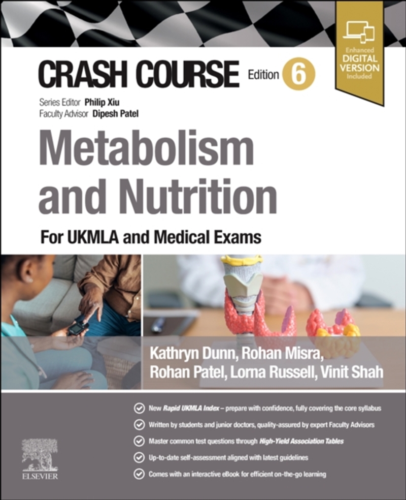 Crash Course Metabolism And Nutrition : For The Mla And Medical Exams/Product Detail/Healthcare