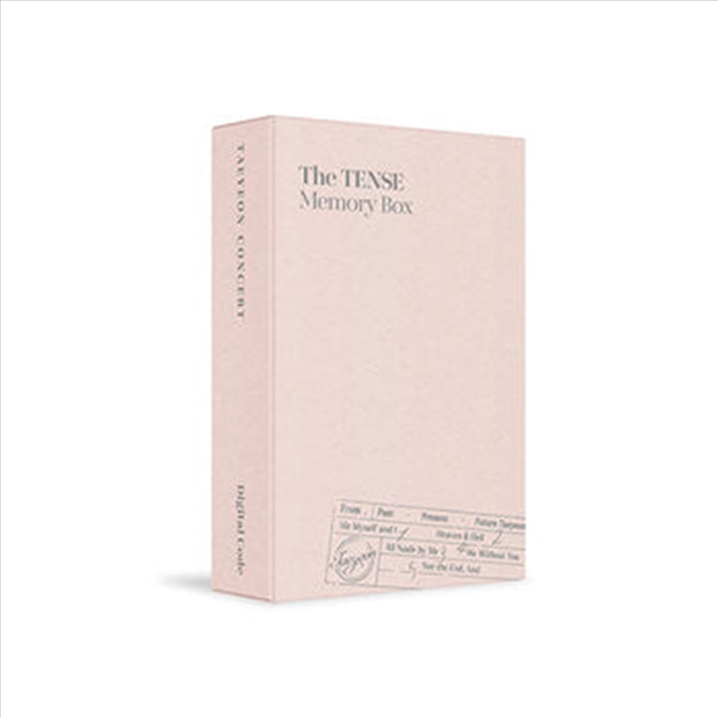 Taeyeon - The Tense Memory Box Concert Digital Code/Product Detail/World