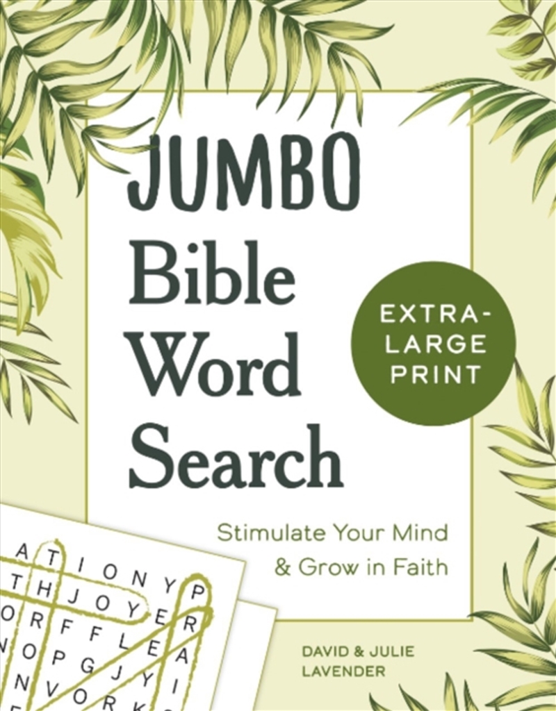 Jumbo Bible Word Search : Stimulate Your Mind And Grow In Faith/Product Detail/Religion & Beliefs