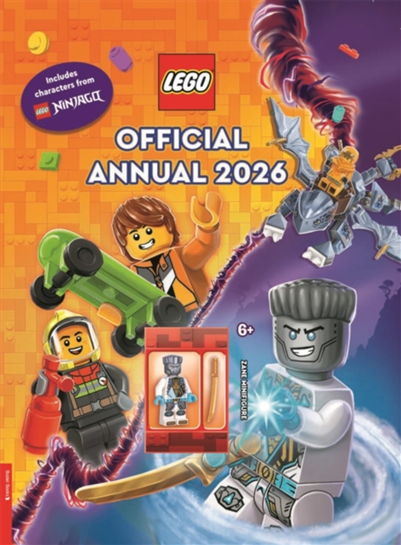 Lego® Books. Official Annual 2026 (With Zane Lego Ninjago® Minifigure)/Product Detail/Childrens