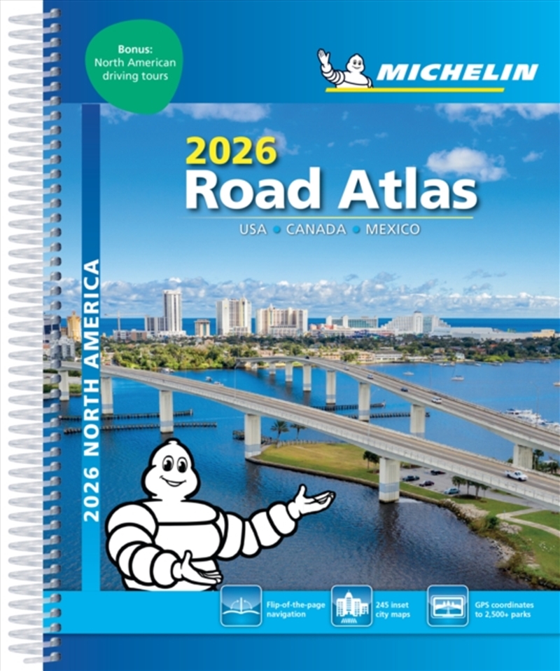 Usa Canada Mexico - 2026 Road Atlas (A4-Spiral)/Product Detail/Geography