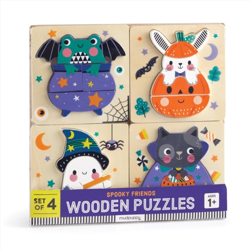 Halloween Set Of 4 Wood Puzzles/Product Detail/Jigsaw Puzzles