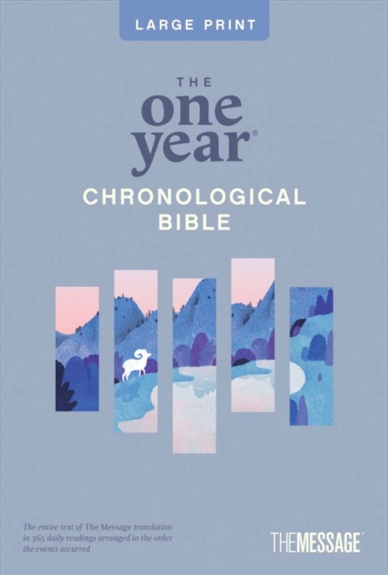 One Year Chronological Bible The Message, Large Print/Product Detail/Religion & Beliefs