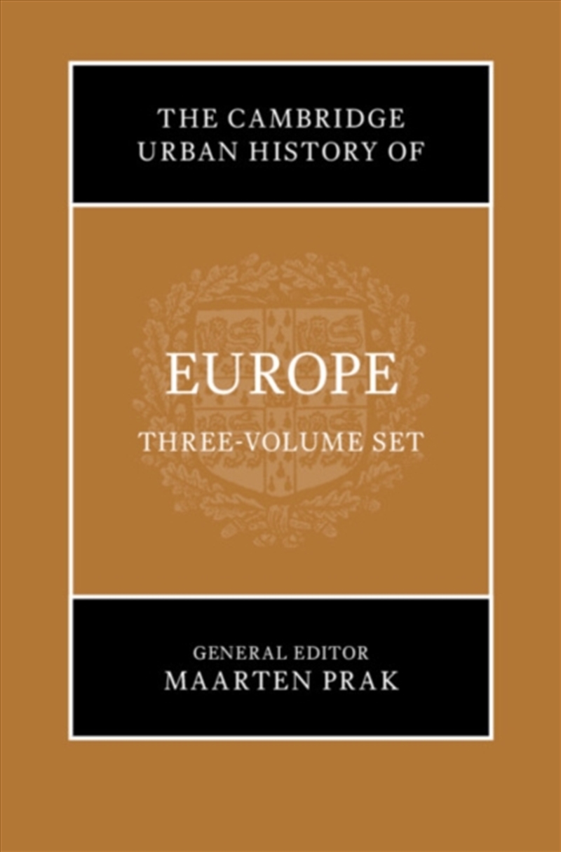 The Cambridge Urban History Of Europe 3 Volumes Hardback Set/Product Detail/History