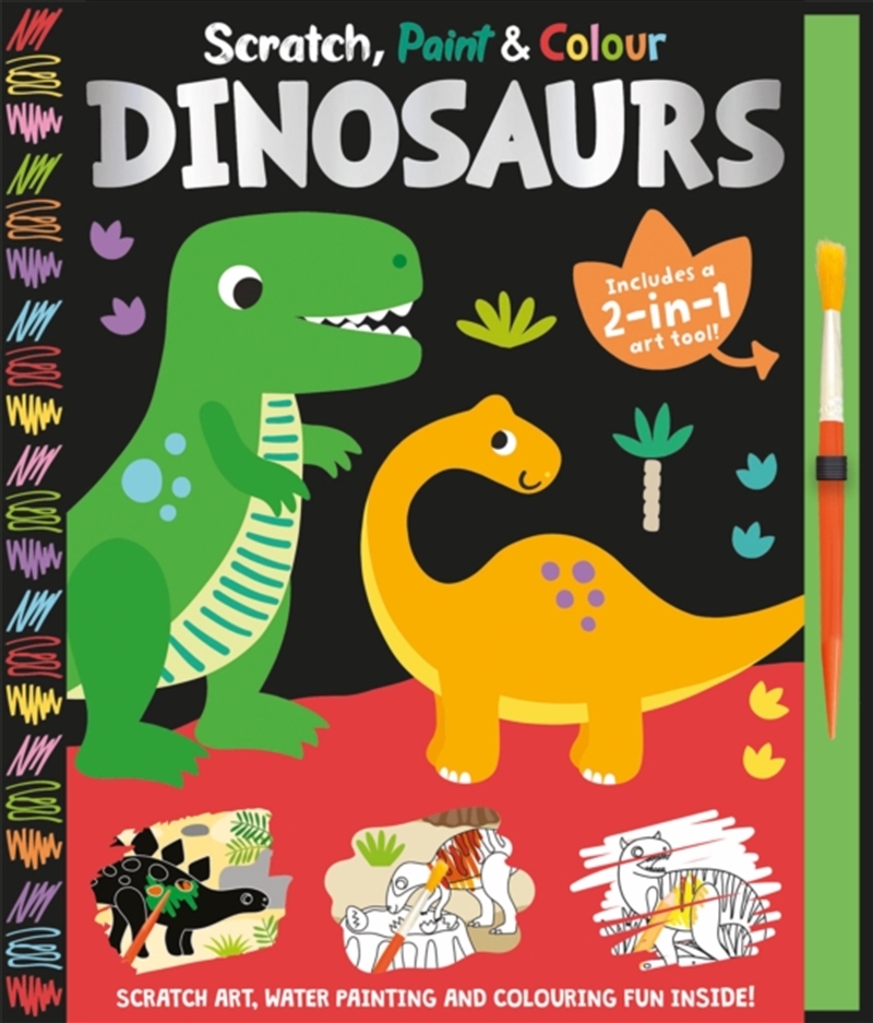 Scratch, Paint & Colour Dinosaurs/Product Detail/Kids Activity Books