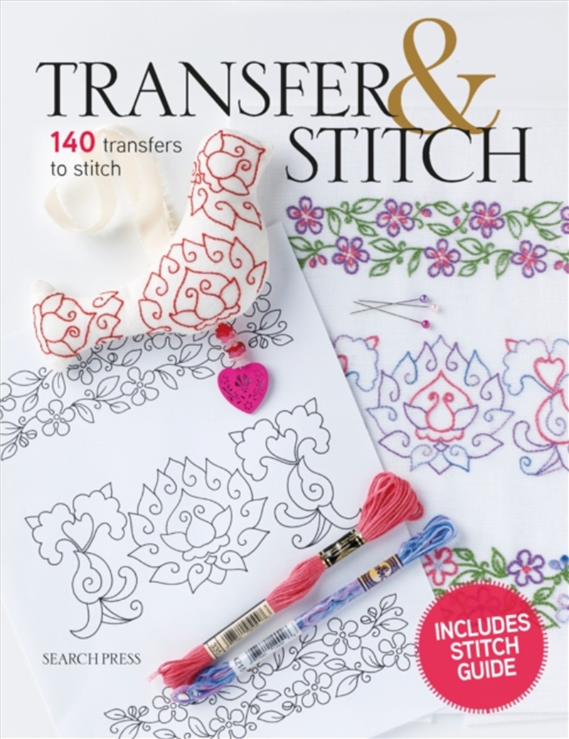 Transfer & Stitch : 140 Transfers To Stitch/Product Detail/Crafts & Handiwork
