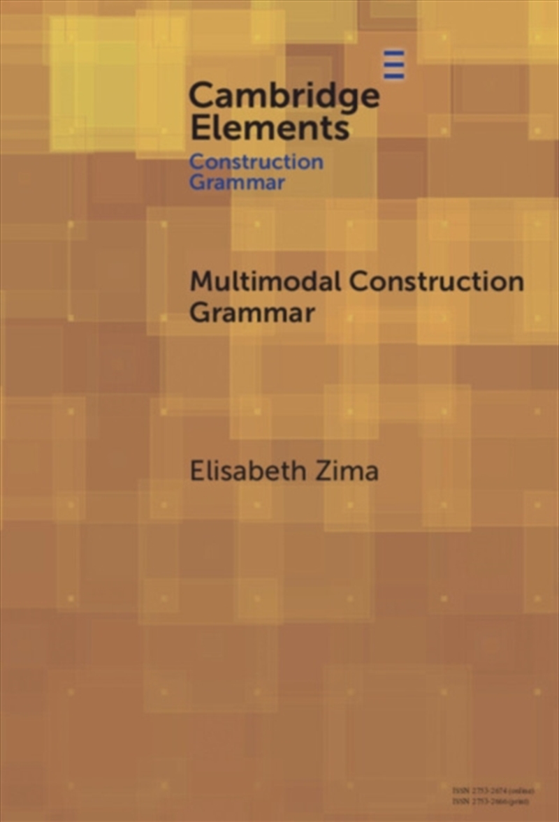 Multimodal Construction Grammar/Product Detail/Language & Linguistics