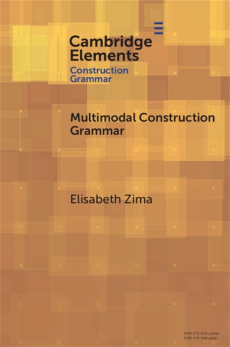 Multimodal Construction Grammar/Product Detail/Language & Linguistics